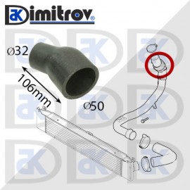 Маркуч турбо Citroen Jumper Fiat Ducato Peugeot Boxer